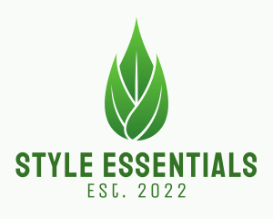 Leaf Essential Oil logo design