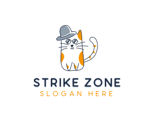 Cat Feline Pet logo design