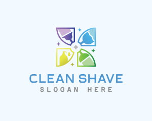 Housekeeping Sanitary Cleaning logo design