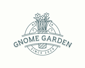 Garden Flower Planting logo design