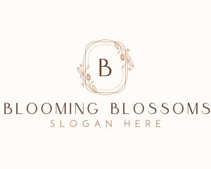 Elegant Floral Bloom logo design