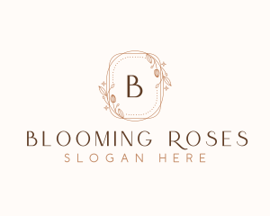 Elegant Floral Bloom logo design