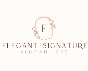 Elegant Floral Bloom logo design