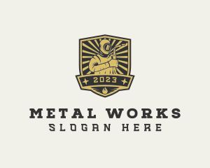 Ironwork Welder Shield logo