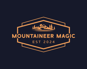 Mountain Landscape Travel logo design