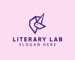 Mythical Unicorn Creature logo