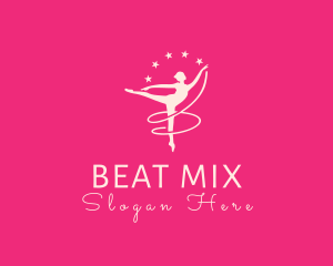 Elegant Ballet Gymnast logo