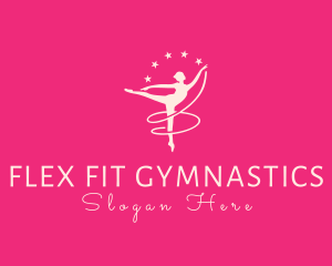 Elegant Ballet Gymnast logo