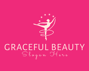 Elegant Ballet Gymnast logo