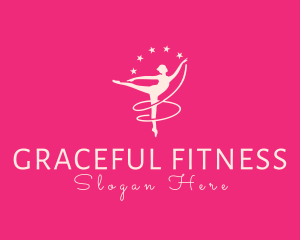 Elegant Ballet Gymnast logo