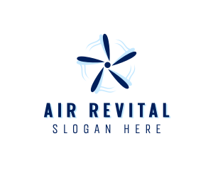 Airflow Hvac Ventilation logo design