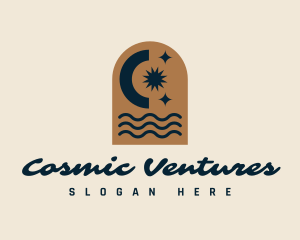 Cosmic Beach Wellness logo design