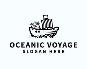 Ship Sailing Boat logo