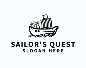 Ship Sailing Boat logo