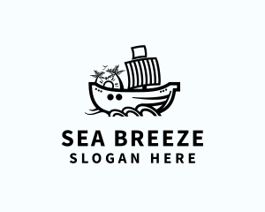 Ship Sailing Boat logo