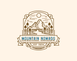 Mountain Travel Adventure logo design