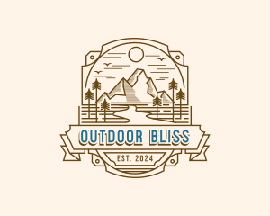 Mountain Travel Adventure logo design