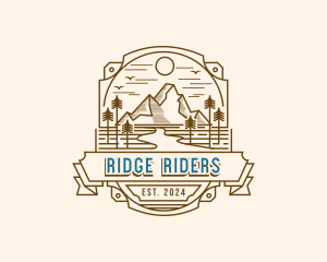 Mountain Travel Adventure logo design