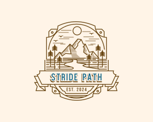 Mountain Travel Adventure logo design