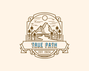 Mountain Travel Adventure logo design