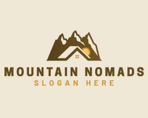 Mountain Home Cabin logo design