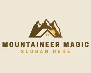 Mountain Home Cabin logo design