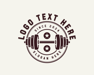 Bodybuilding Weights Training logo