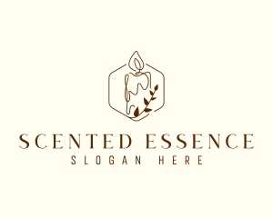 Fragrance Candle Decoration logo design