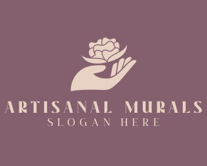 Hand Flower Spa  logo design