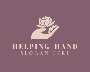 Hand Flower Spa  logo design