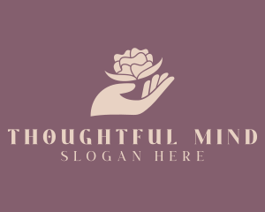 Hand Flower Spa  logo design