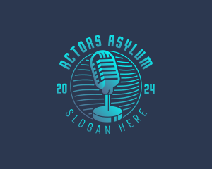 Broadcast Radio Podcast logo design