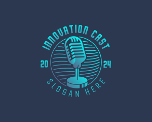 Broadcast Radio Podcast logo design