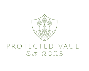 Forest Conservation Shield logo design