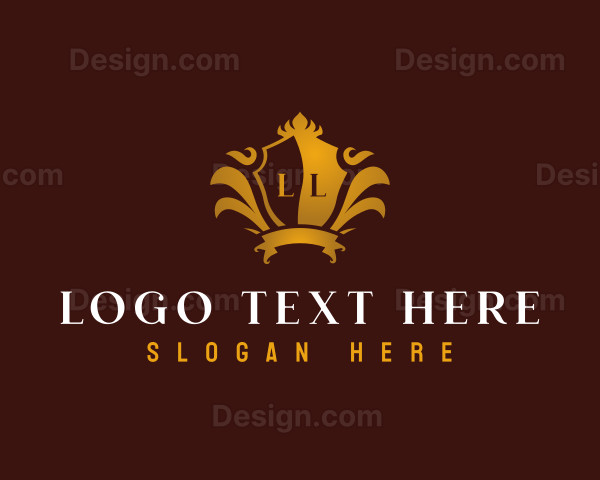 Elegant Decorative Crest Logo