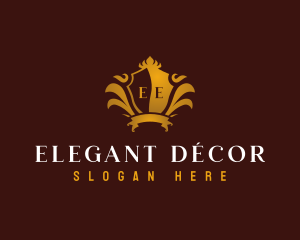 Elegant Decorative Crest  logo design