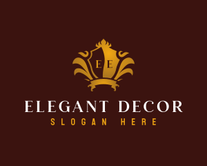 Elegant Decorative Crest  logo design
