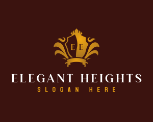 Elegant Decorative Crest  logo design