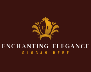 Elegant Decorative Crest  logo design