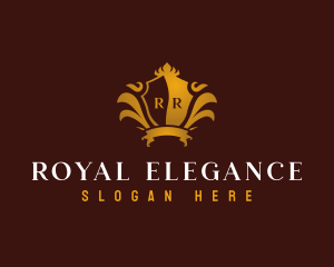 Elegant Decorative Crest  logo design