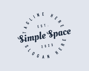 Simple Vintage Apparel logo design