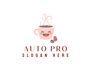 Cute Coffee Cup Logo