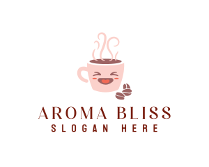 Cute Coffee Cup logo design