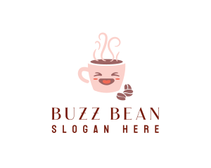 Cute Coffee Cup logo design