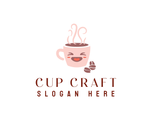 Cute Coffee Cup logo