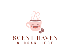 Cute Coffee Cup logo