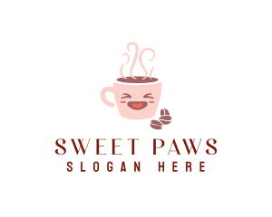 Cute Coffee Cup logo design