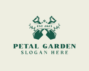 Shovel Vines Landscaping logo design