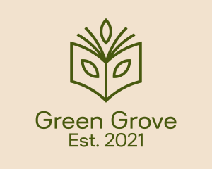 Organic Environment Book logo design