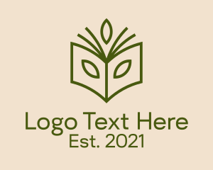 Environment - Organic Environment Book logo design